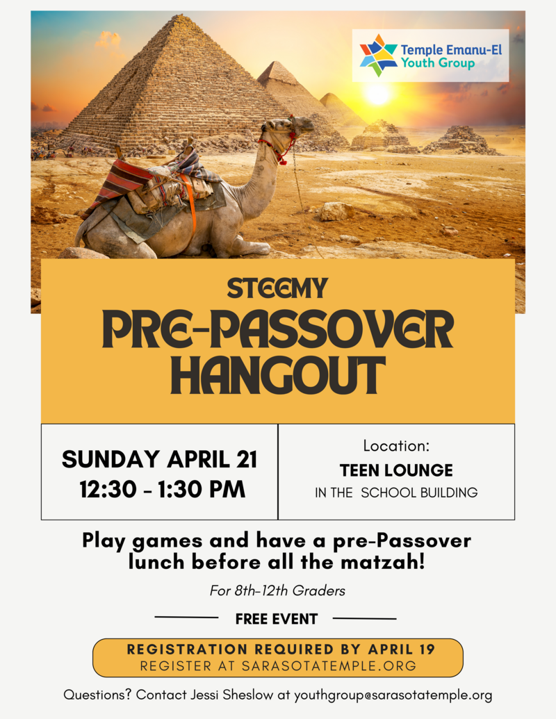 Banner Image for STEEMY Pre-Passover Hangout