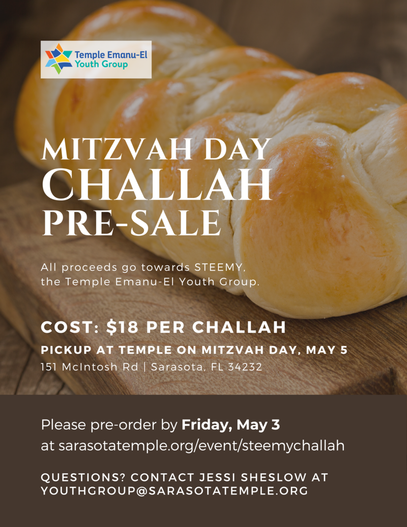 Banner Image for Mitzvah Day Challah Pre-Sale