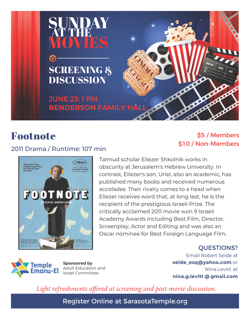 Banner Image for Sunday at the Movies - Footnote